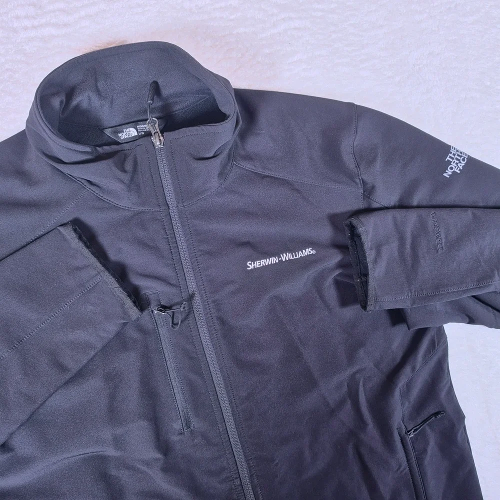 The North Face WindWall Stretch Sherwin-Williams Mens L Black NF0A3LGV Full Zip